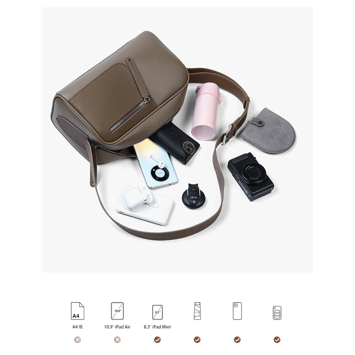 CUCUBIRD CUCUBIRD Leather Men's On Body Bag DIY Kit ?