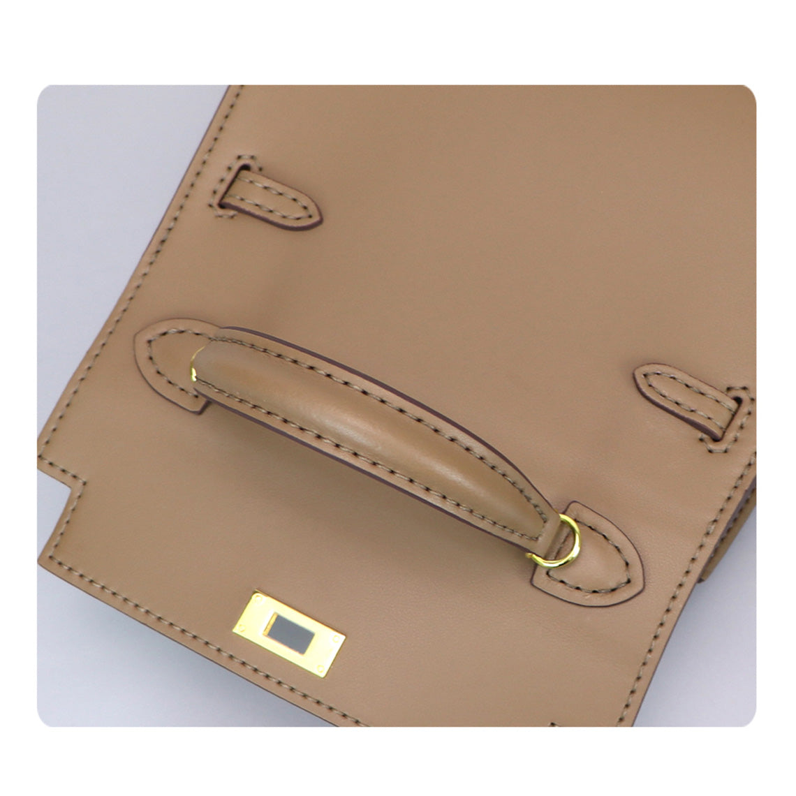 CUCUBIRD POPSEWING® Leather Dustbag Recycle Kelly Bag DIY Kit