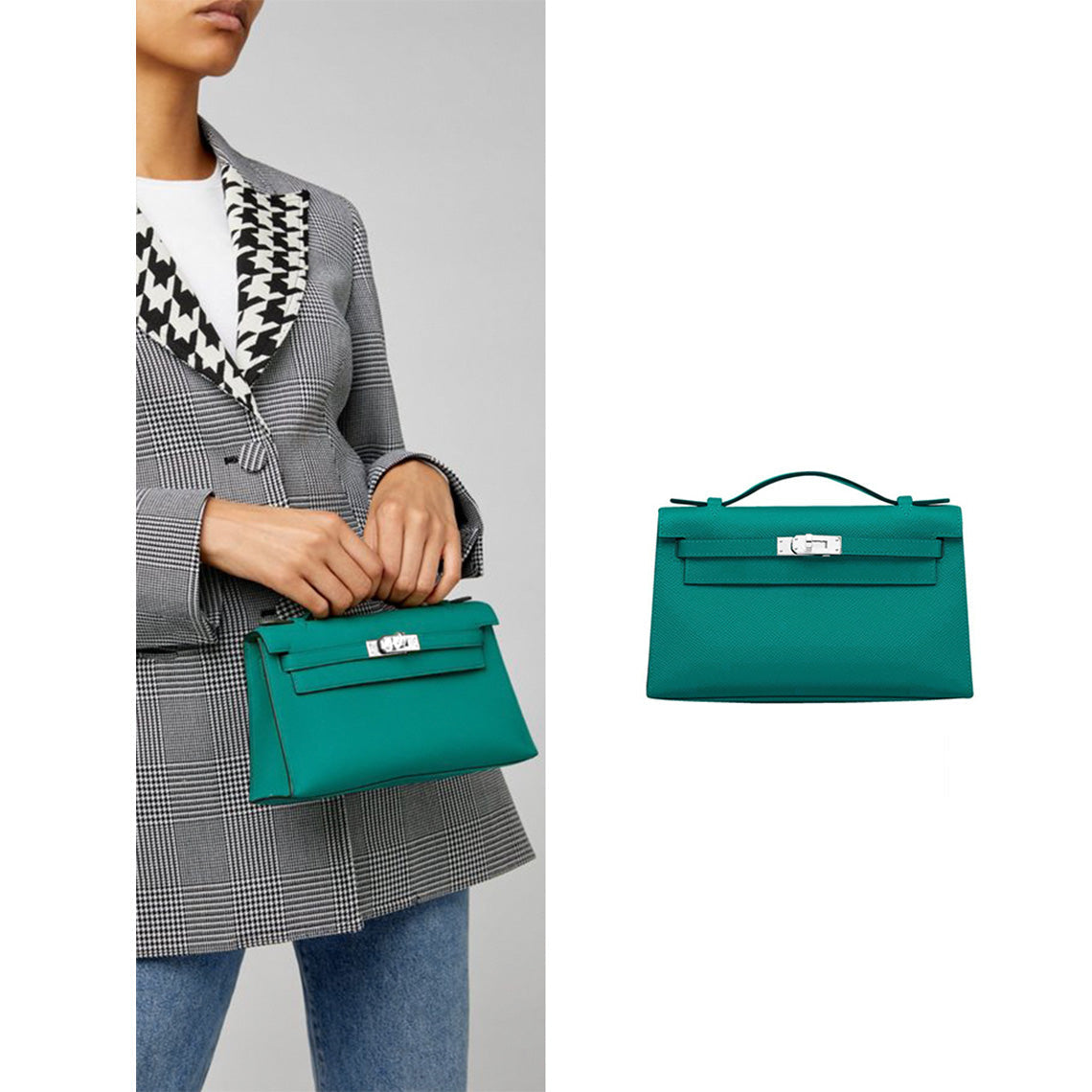 CUCUBIRD CUCUBIRD Full Grain Leather Inspired Kelly Clutch - Advanced DIY Kits ?
