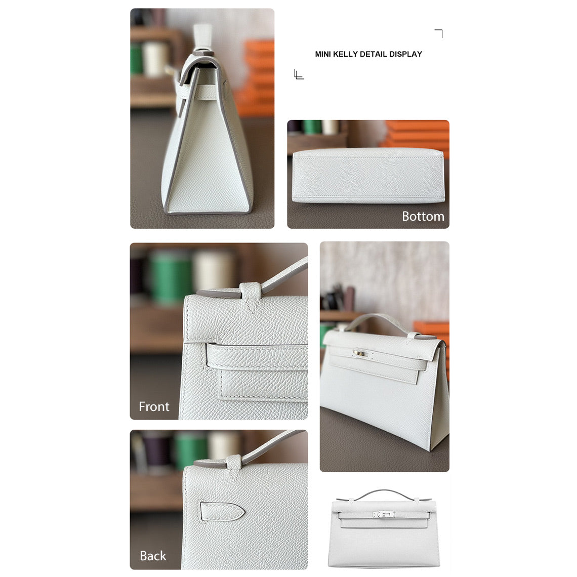 CUCUBIRD CUCUBIRD Full Grain Leather Inspired Kelly Clutch - Advanced DIY Kits ?