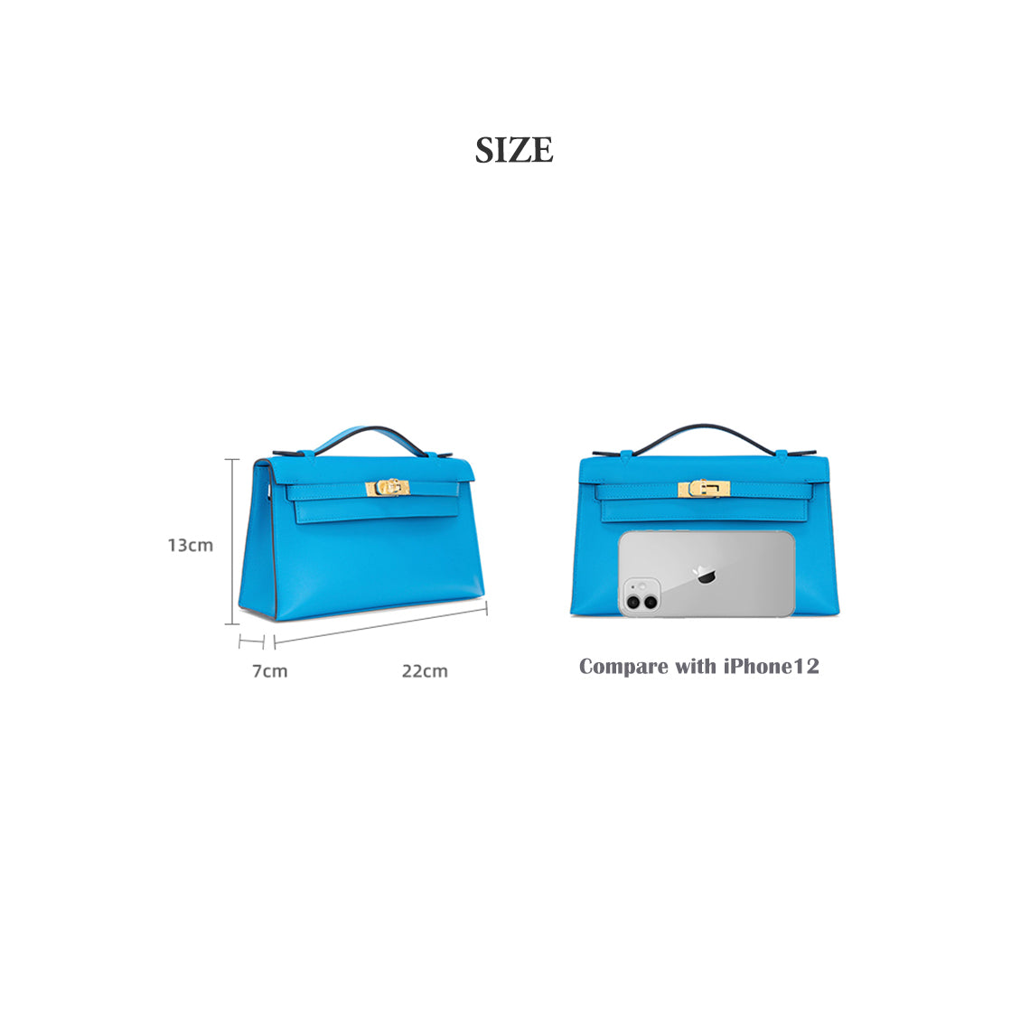 CUCUBIRD CUCUBIRD Full Grain Leather Inspired Kelly Clutch - Advanced DIY Kits ?
