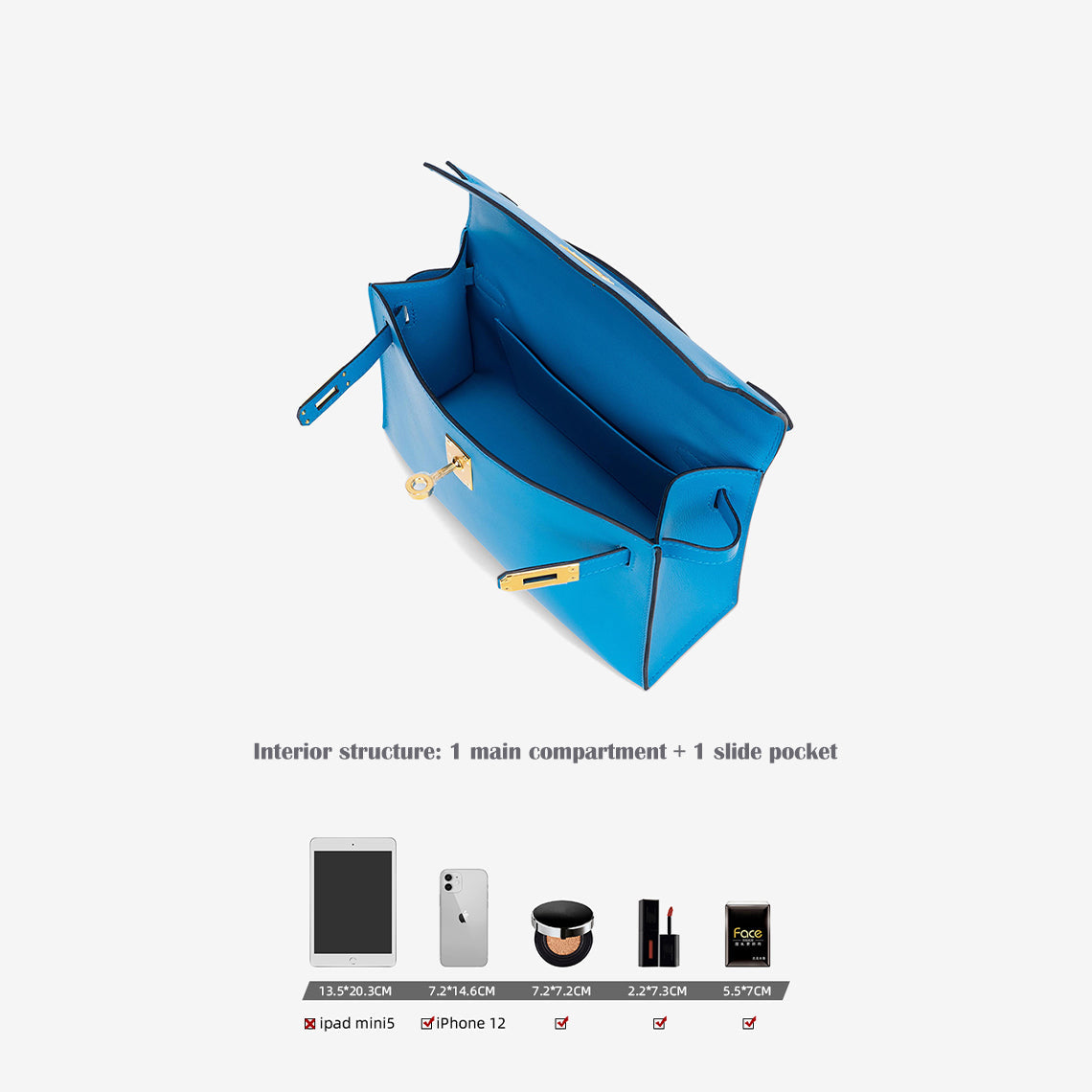 CUCUBIRD CUCUBIRD Full Grain Leather Inspired Kelly Clutch - Advanced DIY Kits ?