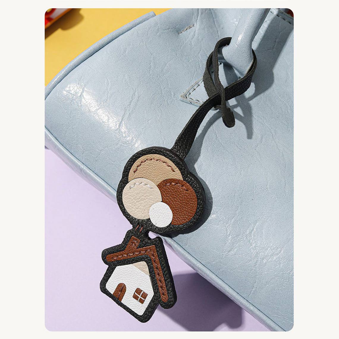 CUCUBIRD CUCUBIRD Leather Dream House Charm Keychain DIY Kits ?