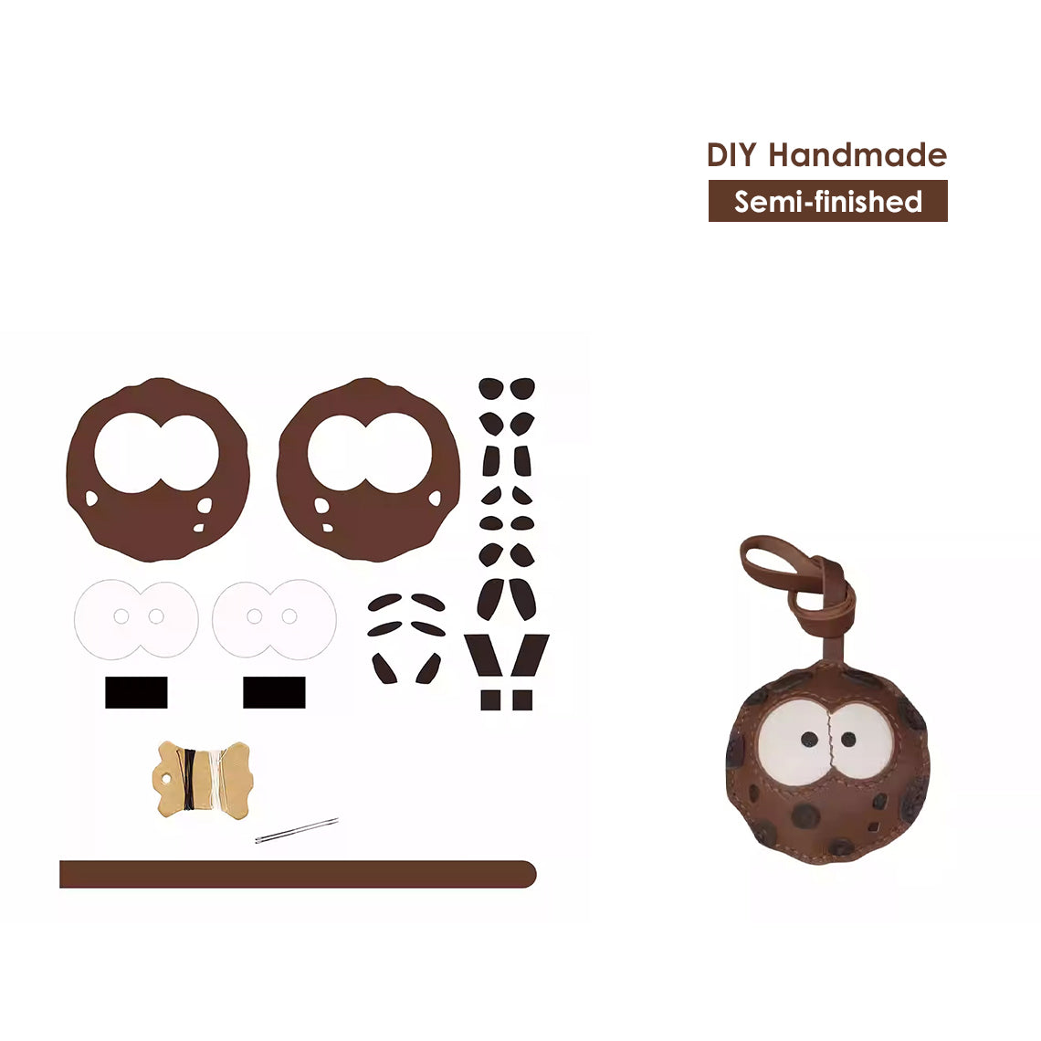 CUCUBIRD CUCUBIRD Leather Fun Cookie Charm DIY Kit ?