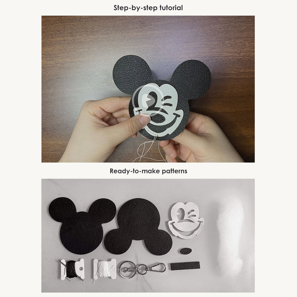CUCUBIRD CUCUBIRD Leather Mouse Keychain DIY Kits ?