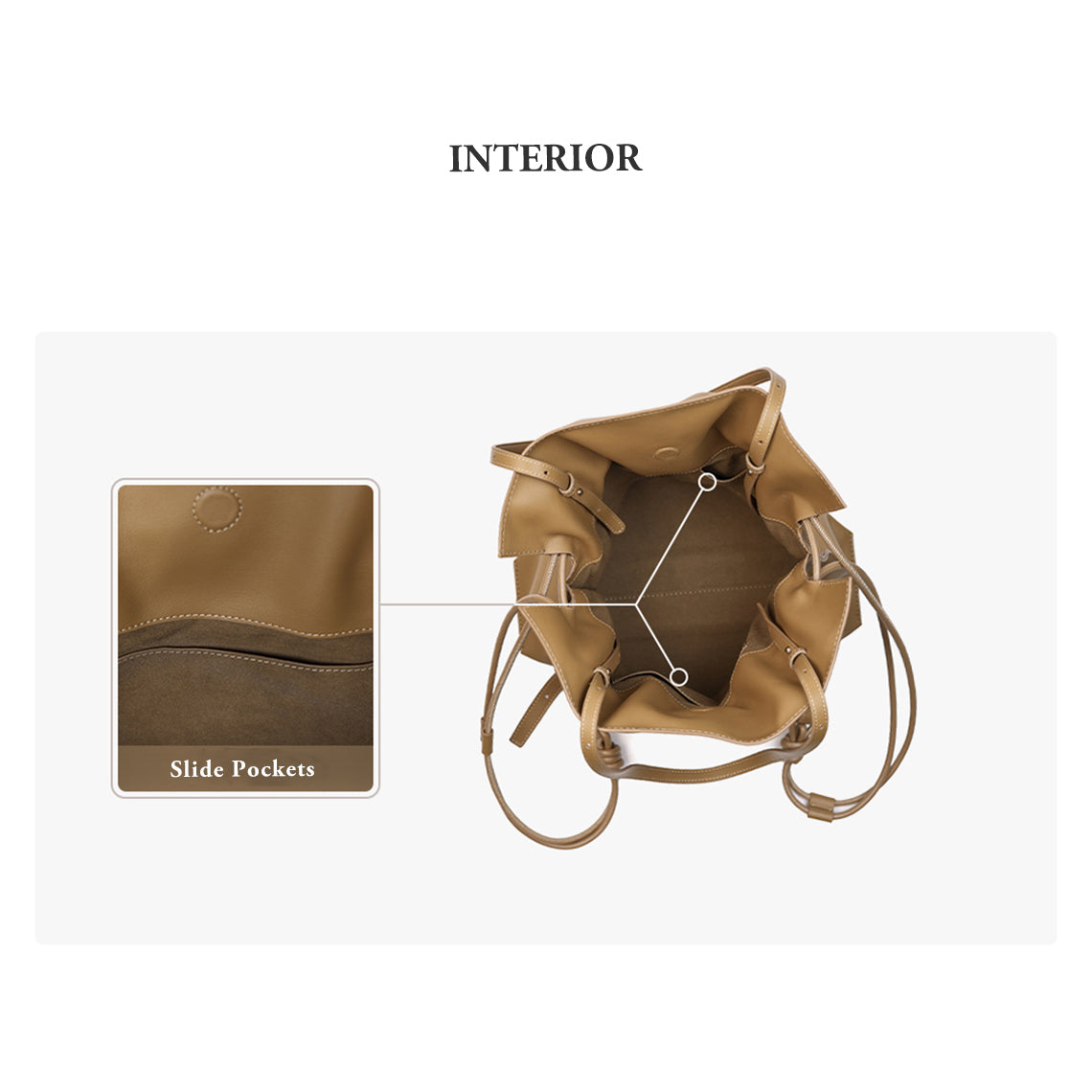 CUCUBIRD CUCUBIRD Leather Drawstring Shoulder Backpack DIY Kits ?