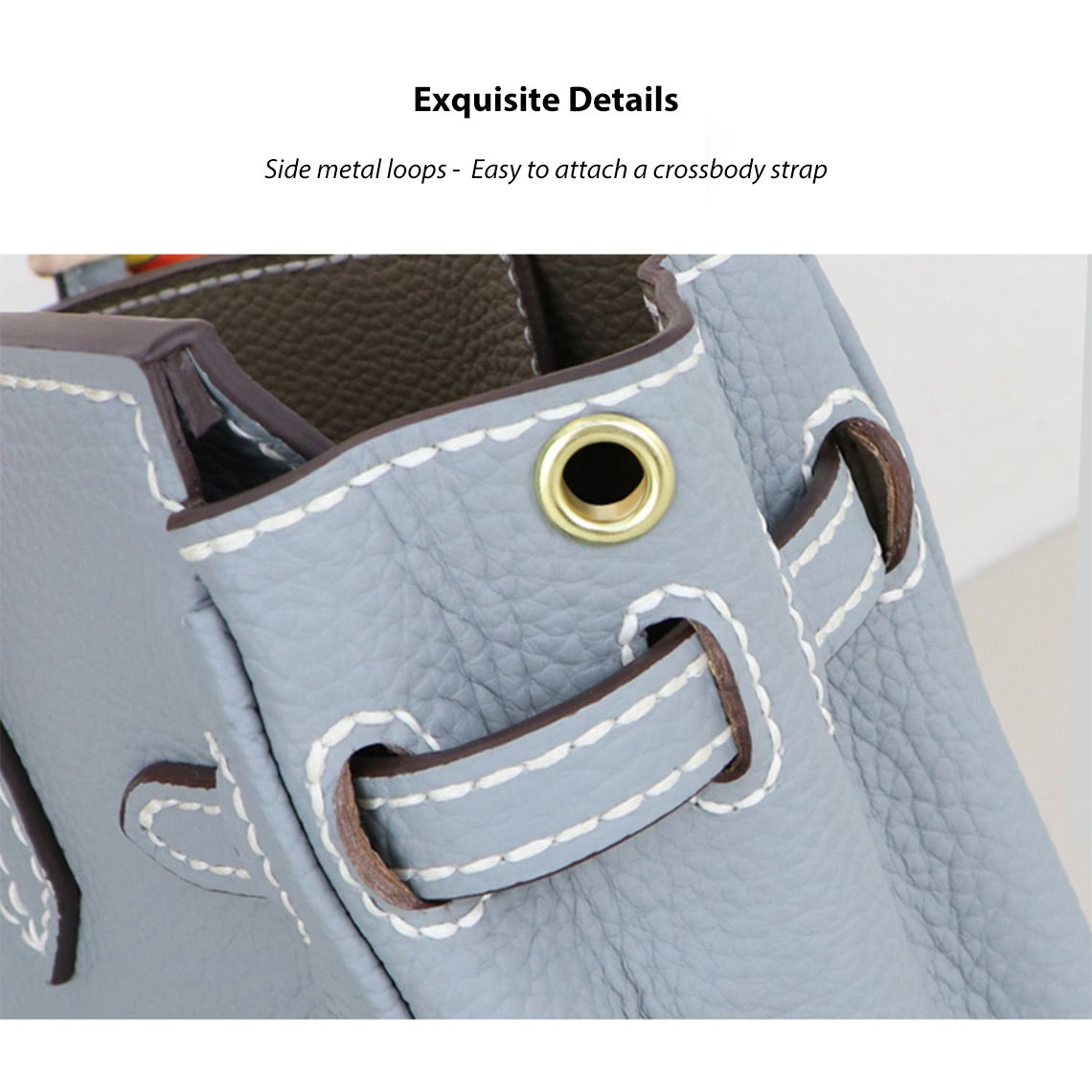 CUCUBIRD POPSEWING® Top Grain Leather New Platinum Bag DIY Kit