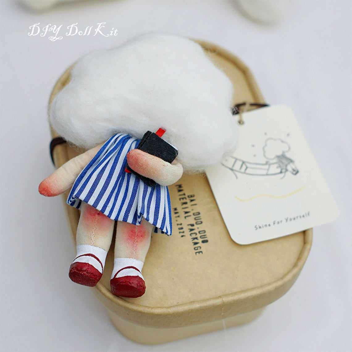 CUCUBIRD CUCUBIRD White Cloud Girl Art Doll DIY Kits ?