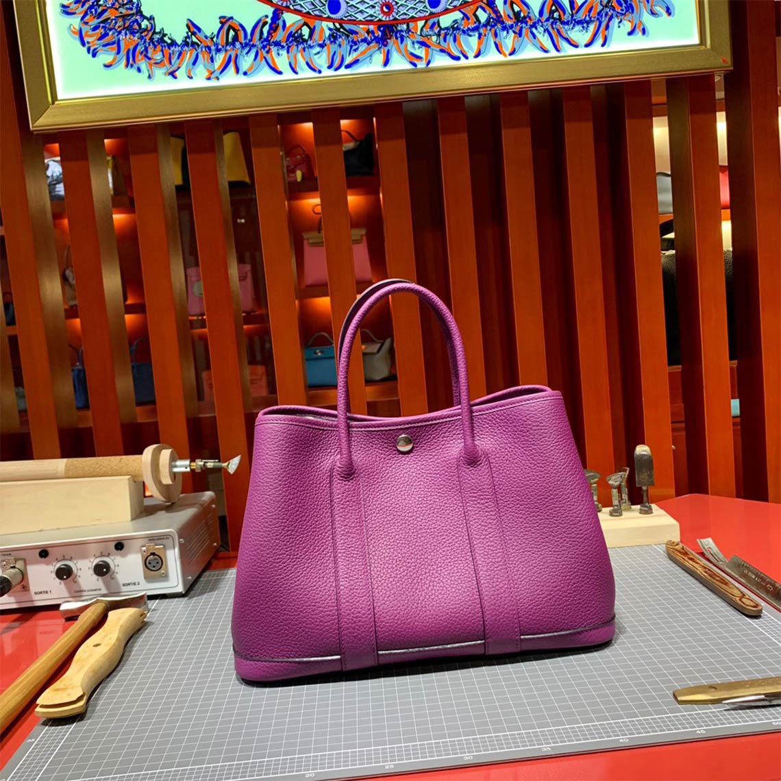 CUCUBIRD CUCUBIRD Full Grain Leather New Garden Party Handbag - Advanced DIY Kits ?