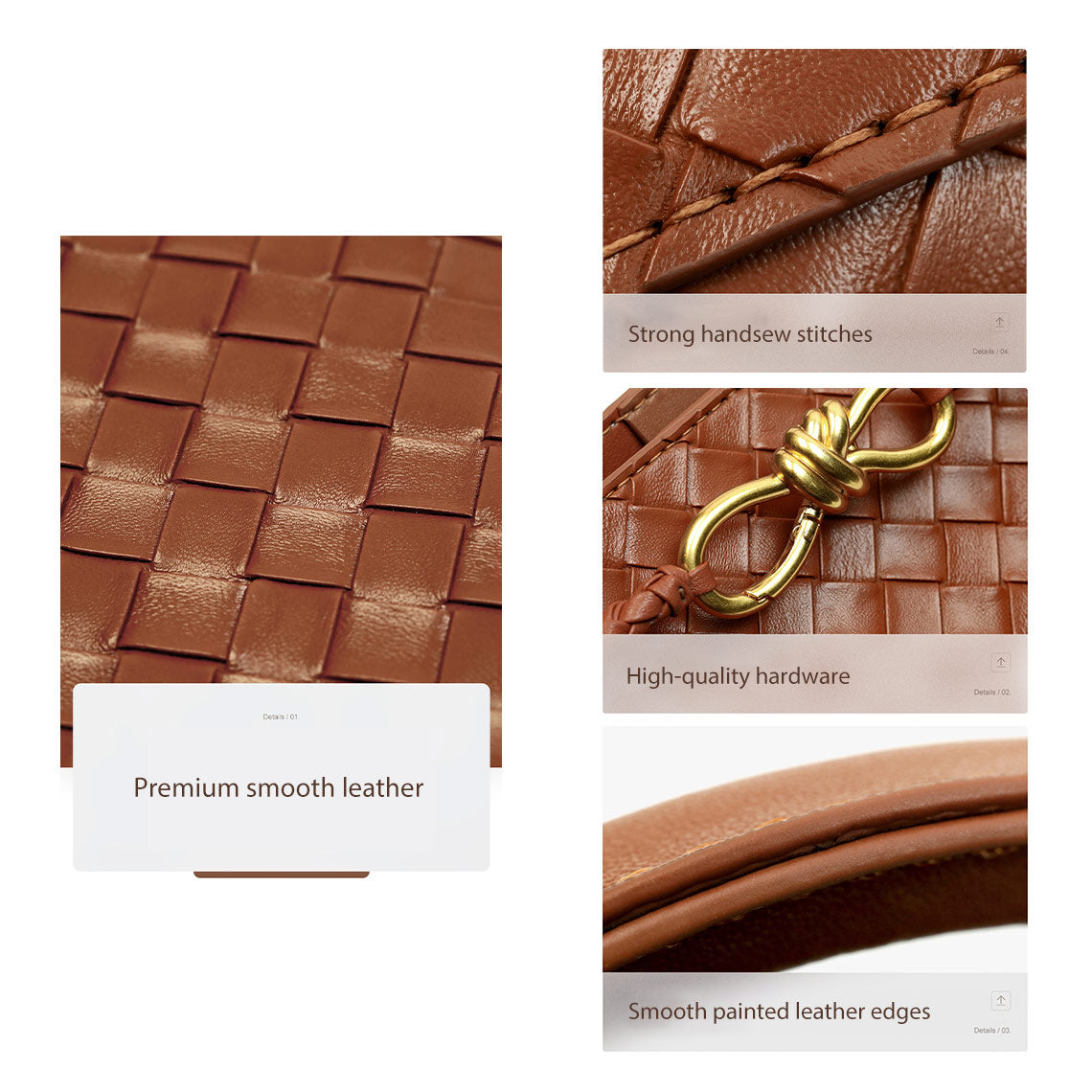 CUCUBIRD CUCUBIRD Leather Small Intrecciato Tote DIY Kits ?