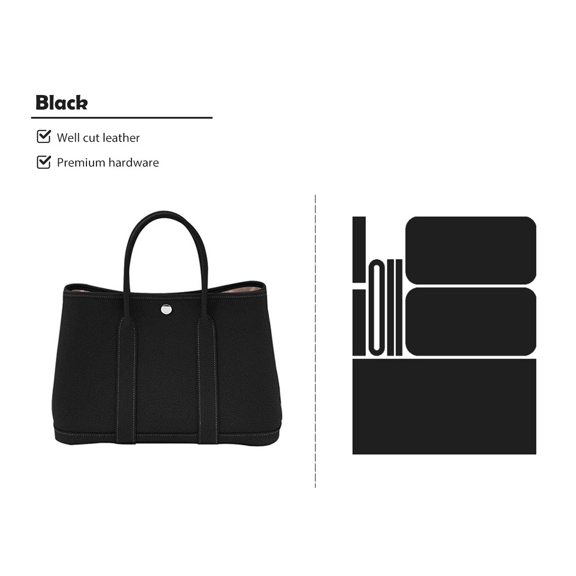 CUCUBIRD CUCUBIRD Full Grain Leather New Garden Party Handbag - Advanced DIY Kits ?
