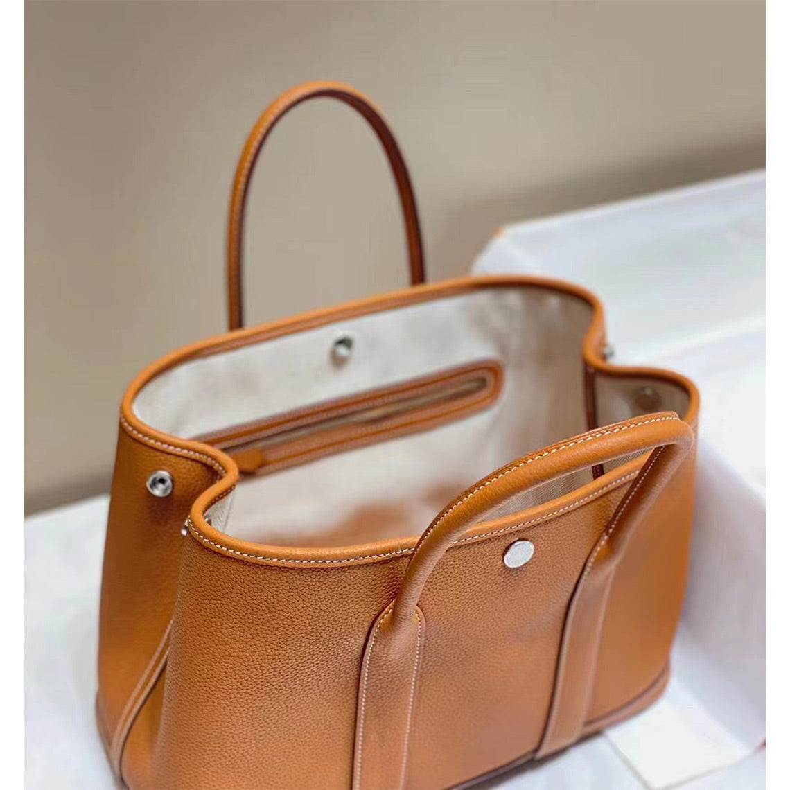 CUCUBIRD CUCUBIRD Full Grain Leather New Garden Party Handbag - Advanced DIY Kits ?