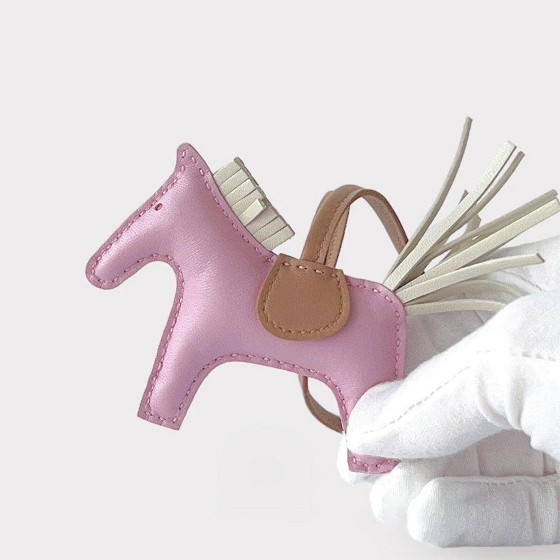 CUCUBIRD CUCUBIRD Sheep Leather Color Horse Purse Charm DIY Kit ?