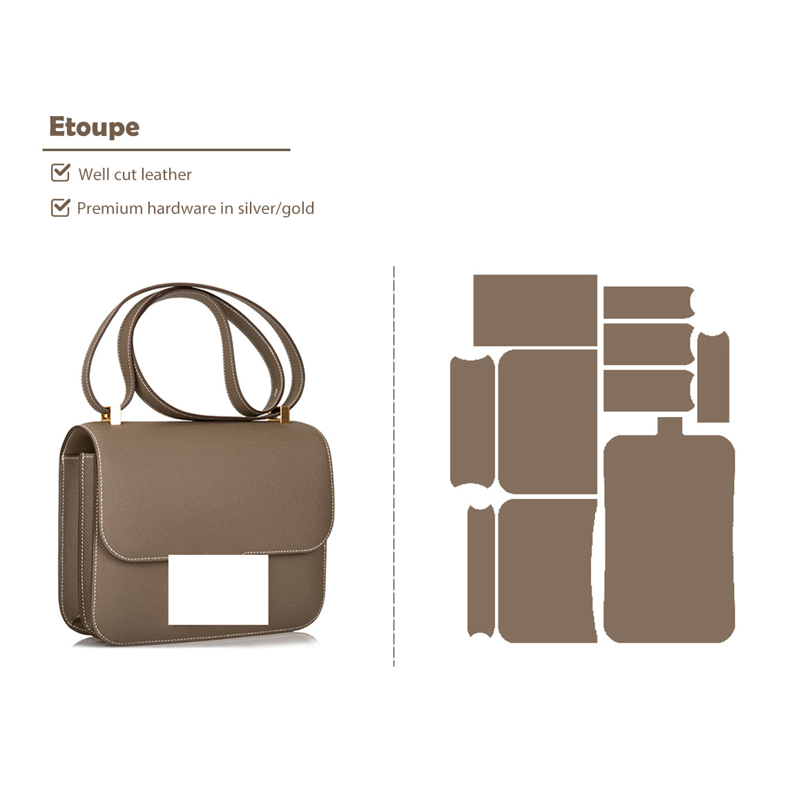 CUCUBIRD POPSEWING® Full Grain Leather Inspired Kanstance 24 - Advanced DIY Kits