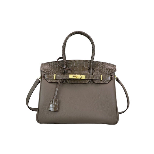 CUCUBIRD CUCUBIRD Top Grain Leather Bi-color Platinum Bag DIY Kit