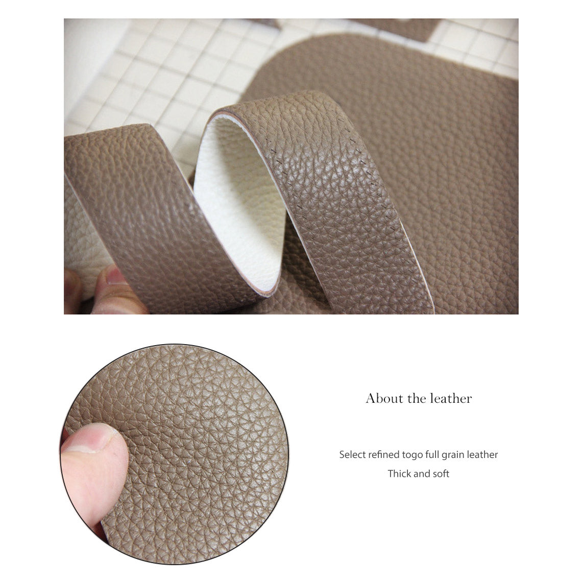 CUCUBIRD POPSEWING® Full Grain Leather Inspired Loop Handbag - Advanced DIY Kit