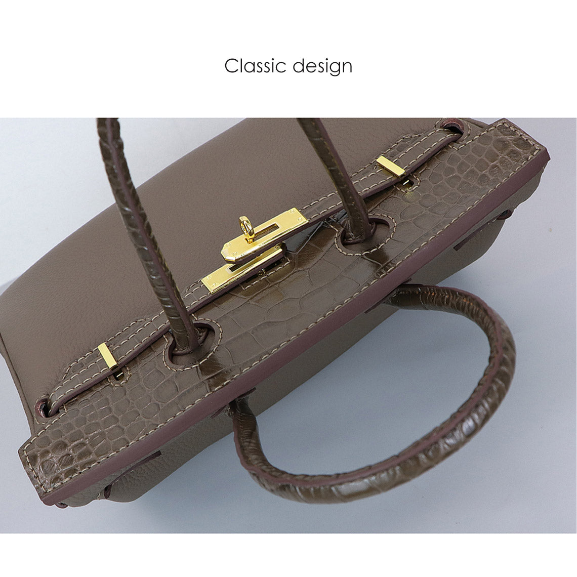 CUCUBIRD CUCUBIRD Top Grain Leather Bi-color Platinum Bag DIY Kit ?