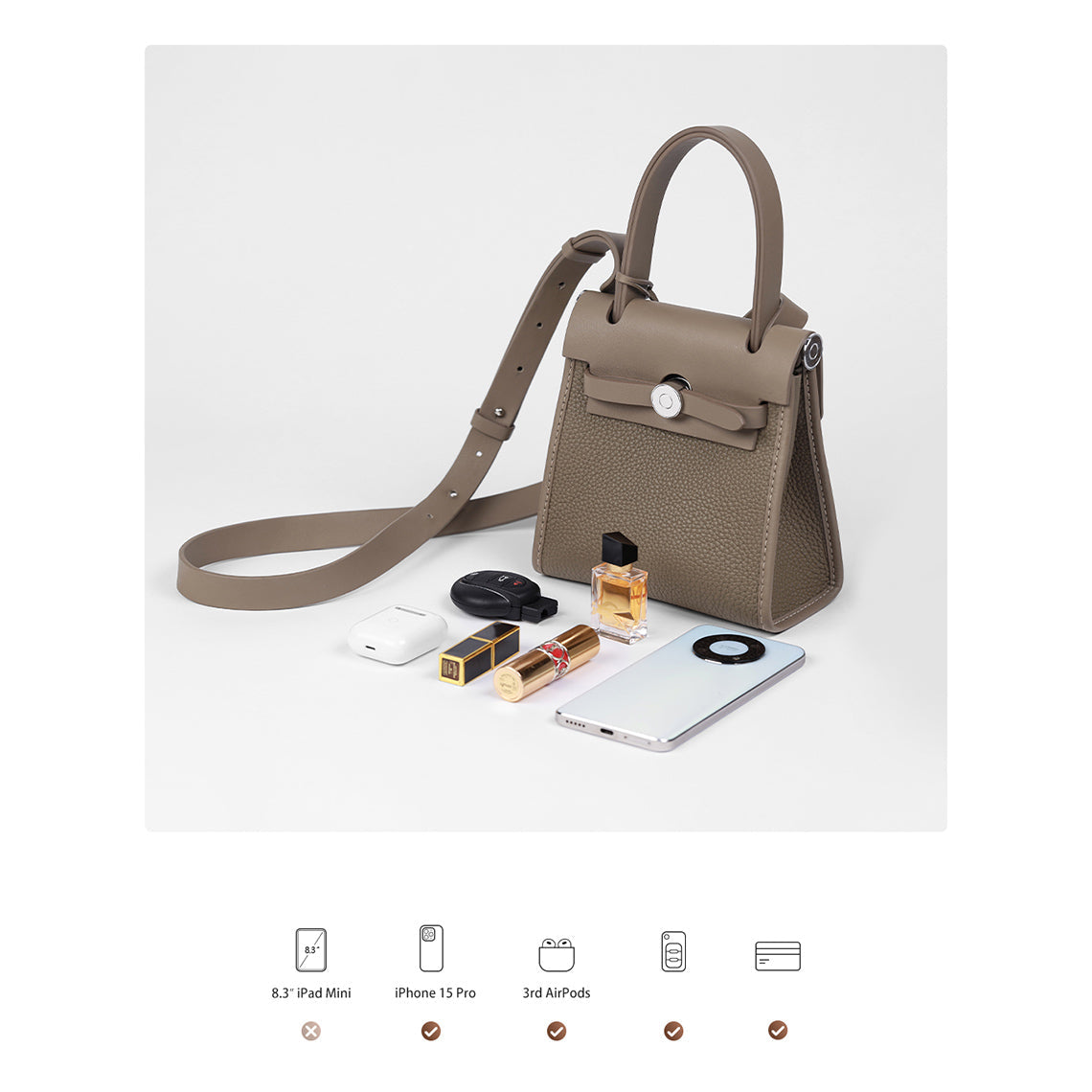 CUCUBIRD CUCUBIRD Top Grain Leather Inspired Mini Herbag DIY Kits ?