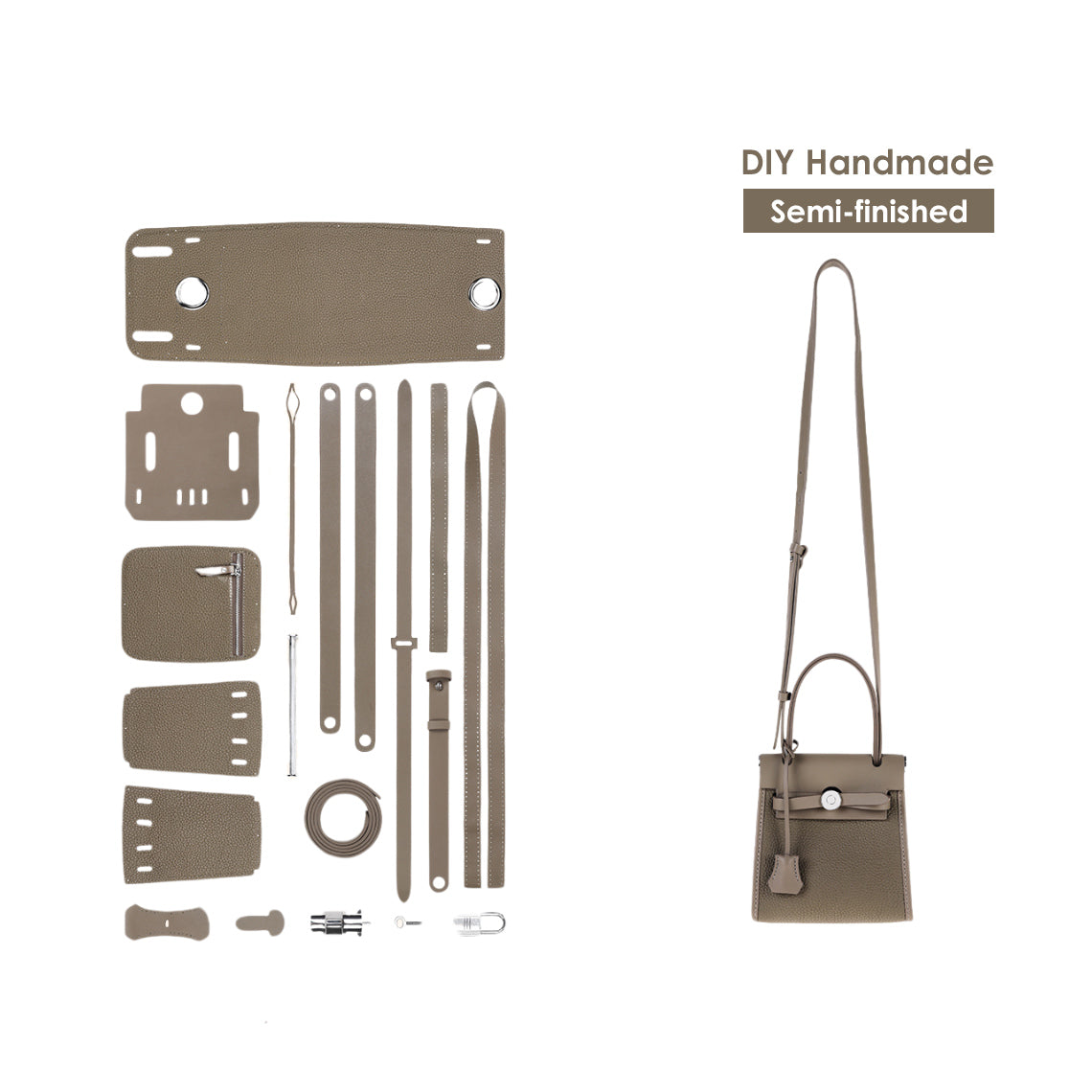CUCUBIRD CUCUBIRD Top Grain Leather Inspired Mini Herbag DIY Kits ?