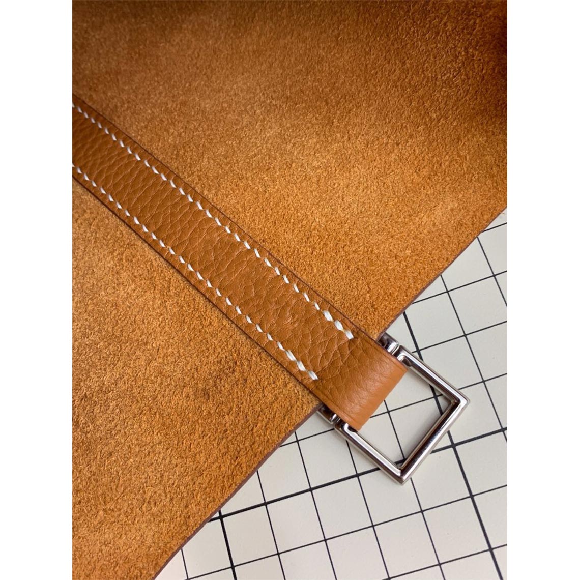 CUCUBIRD POPSEWING® Full Grain Leather New Lock Tote Bag - Advanced Kits
