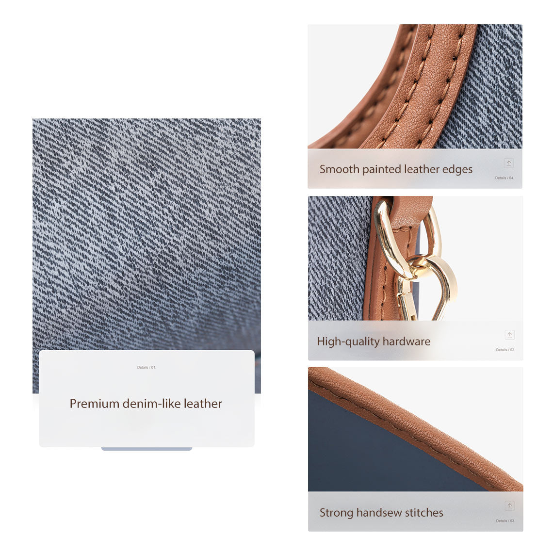 CUCUBIRD POPSEWING® Leather Inspired Shoulder Bag DIY Kits