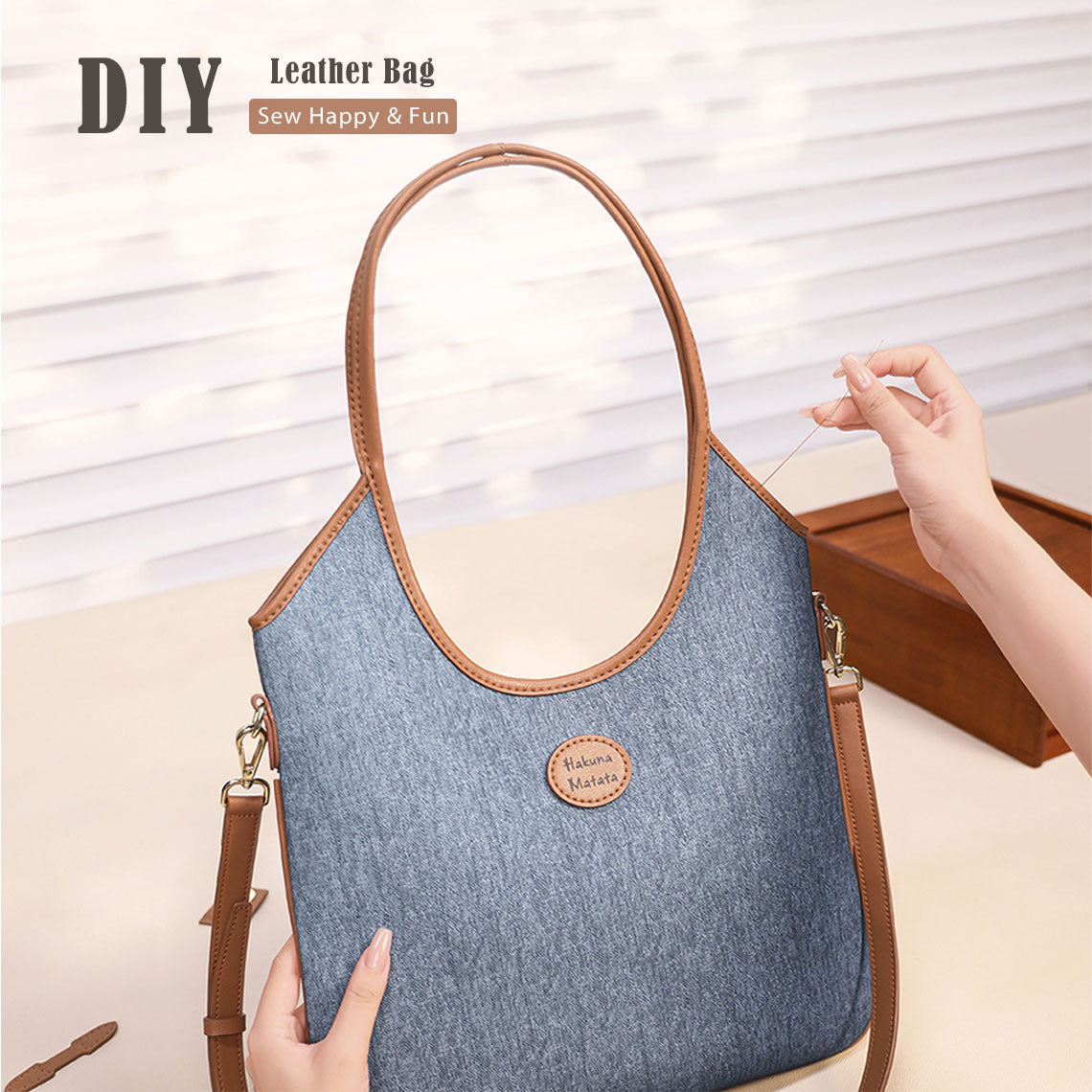 CUCUBIRD POPSEWING® Leather Inspired Shoulder Bag DIY Kits