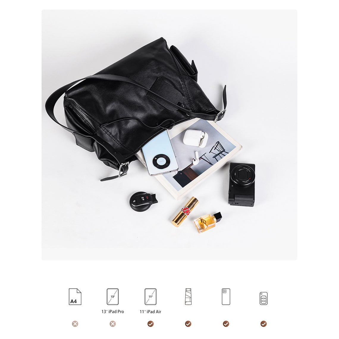 CUCUBIRD CUCUBIRD Top Grain Leather Inspired Cargo Tote Bag DIY Kit ?