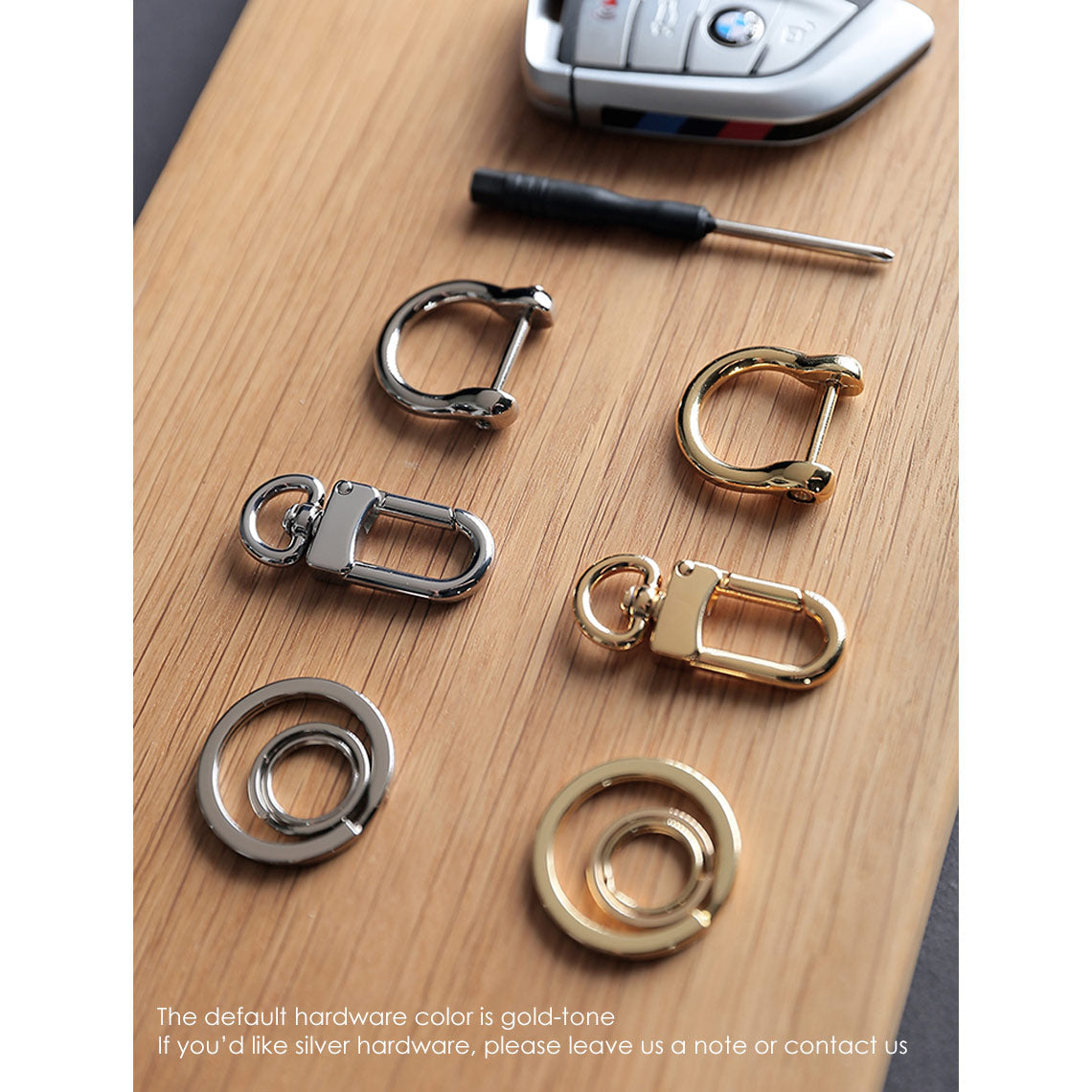 CUCUBIRD POPSEWING® Leather Guitar Design Keychain DIY Kit