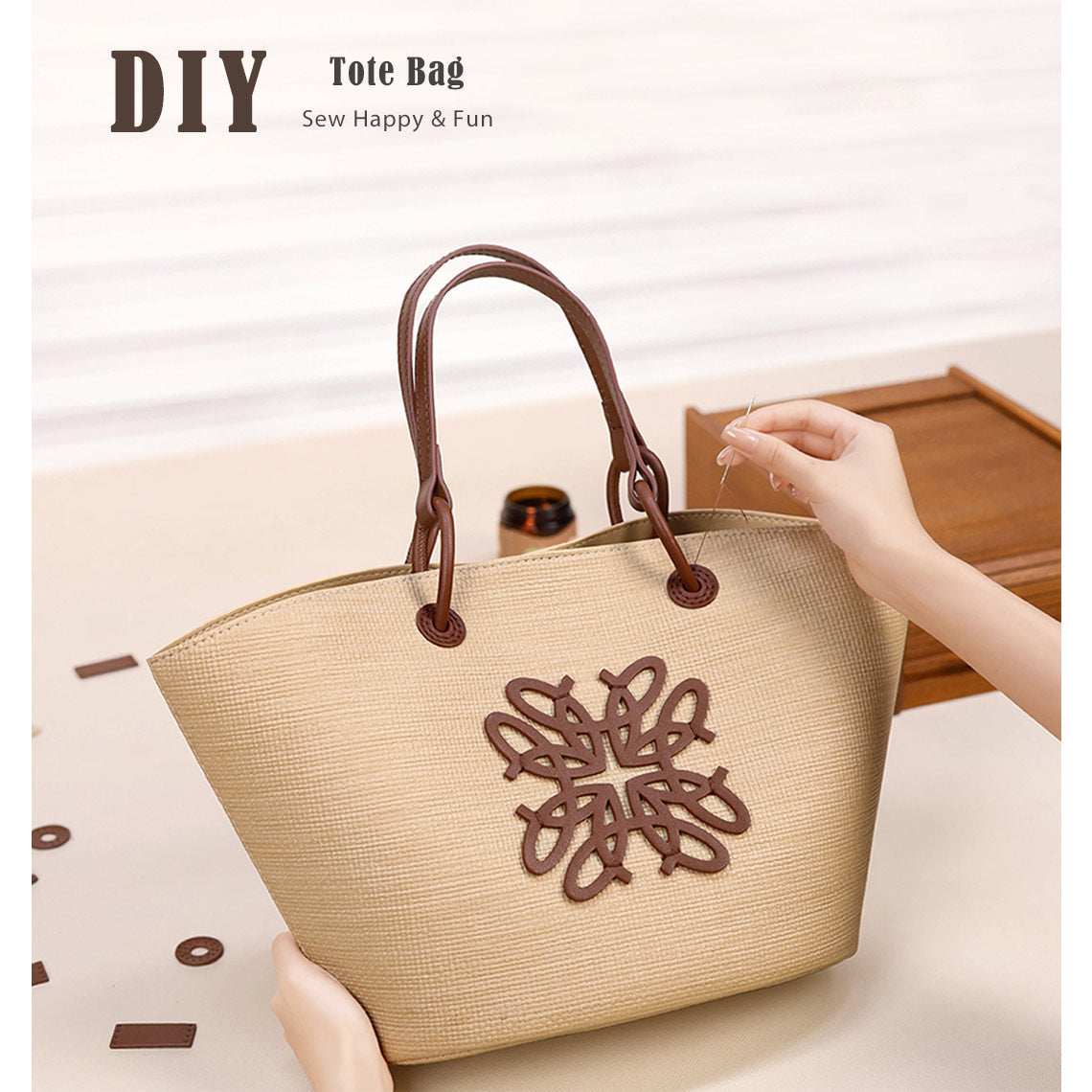 CUCUBIRD CUCUBIRD Leather Sunset Tote Bag DIY Kits ?