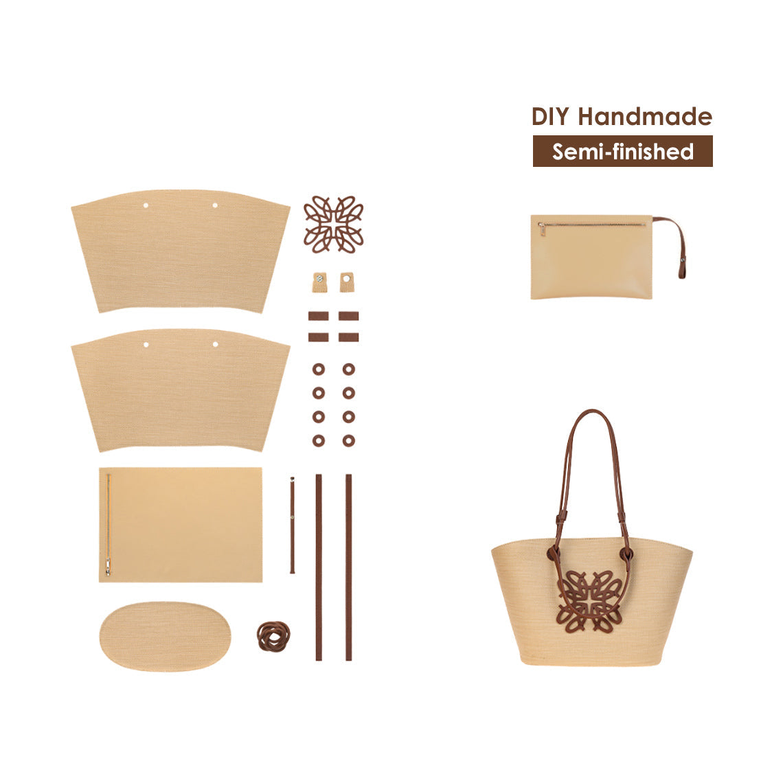 CUCUBIRD CUCUBIRD Leather Sunset Tote Bag DIY Kits ?