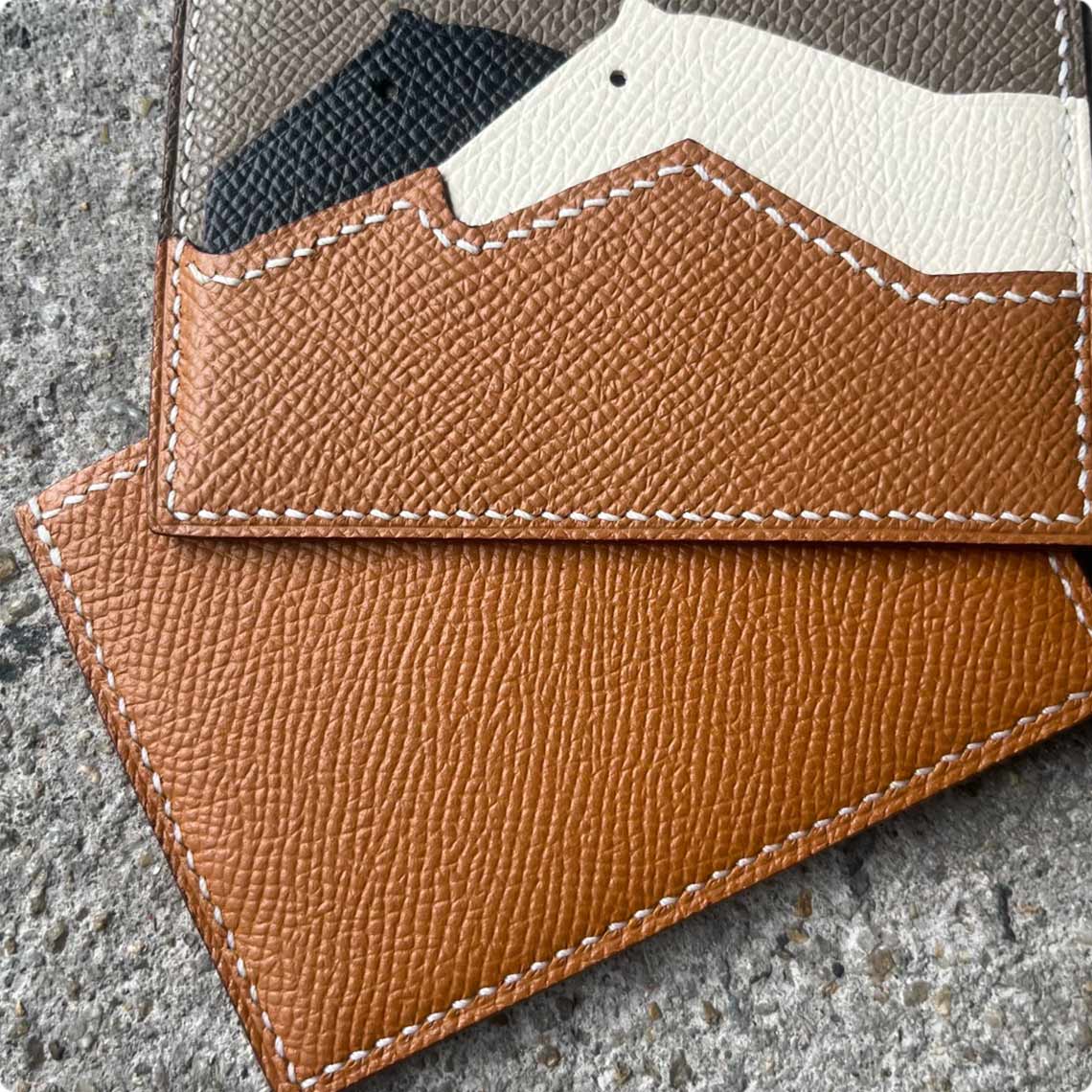 CUCUBIRD POPSEWING® Leather Horses Card Holder DIY Kit