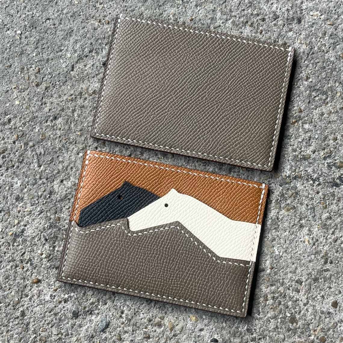 CUCUBIRD POPSEWING® Leather Horses Card Holder DIY Kit