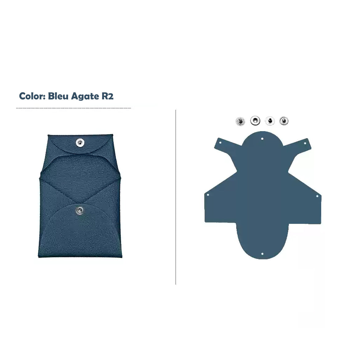 CUCUBIRD CUCUBIRD Epsom Leather Inspired Basita Purse DIY Kit Bleu-Agate-R2?