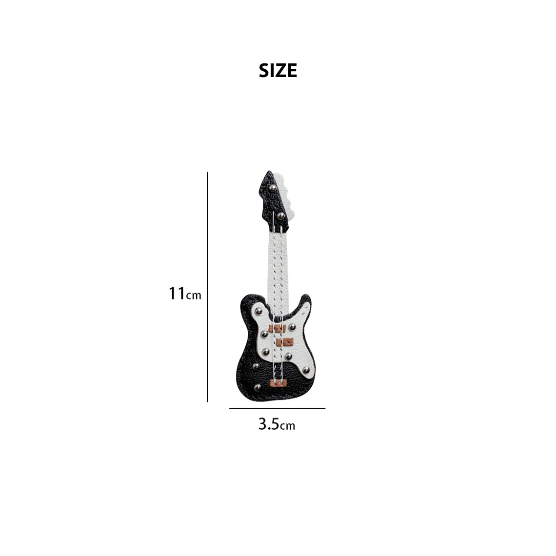 CUCUBIRD POPSEWING® Leather Guitar Design Keychain DIY Kit