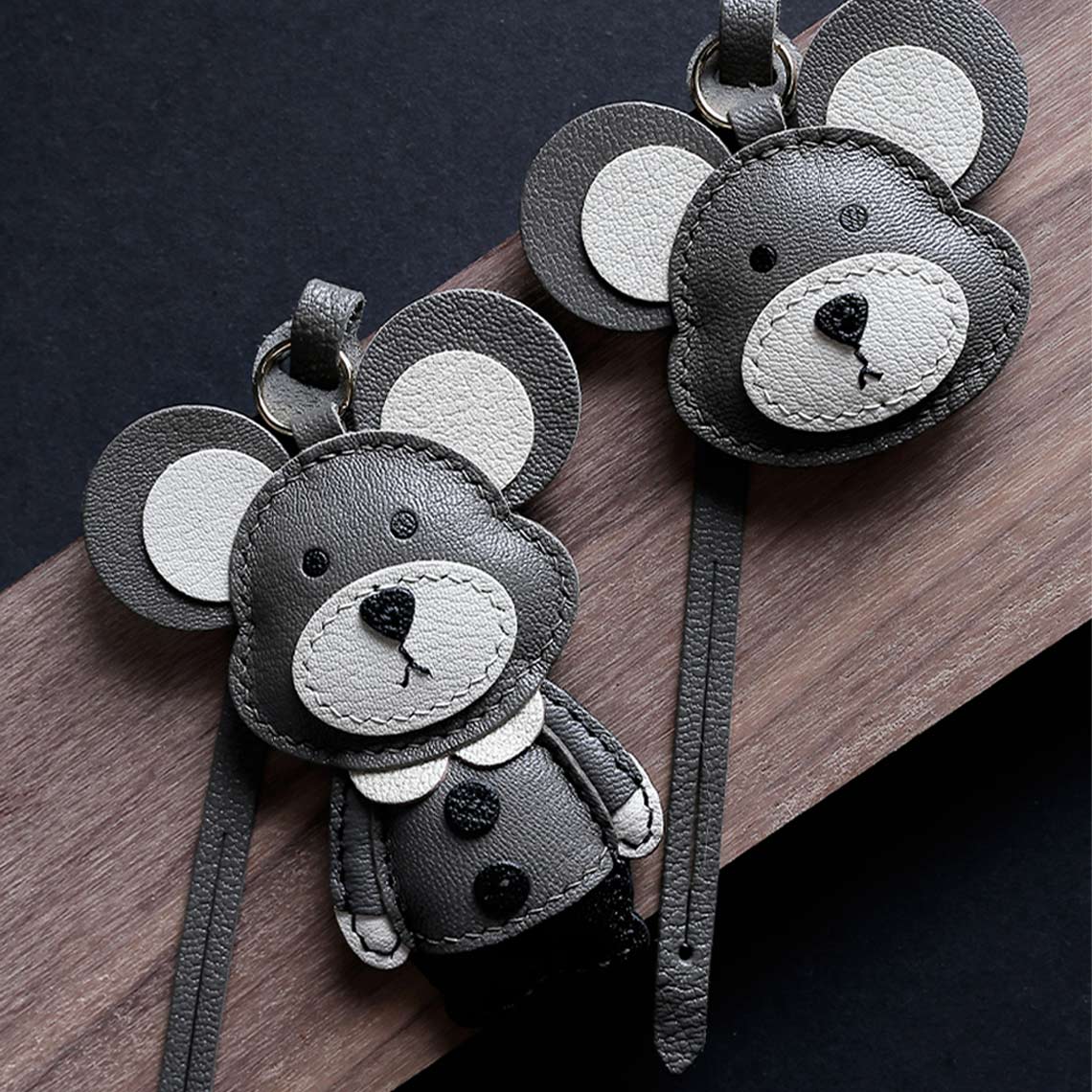CUCUBIRD POPSEWING® Leather Hamster Keychain DIY Kit