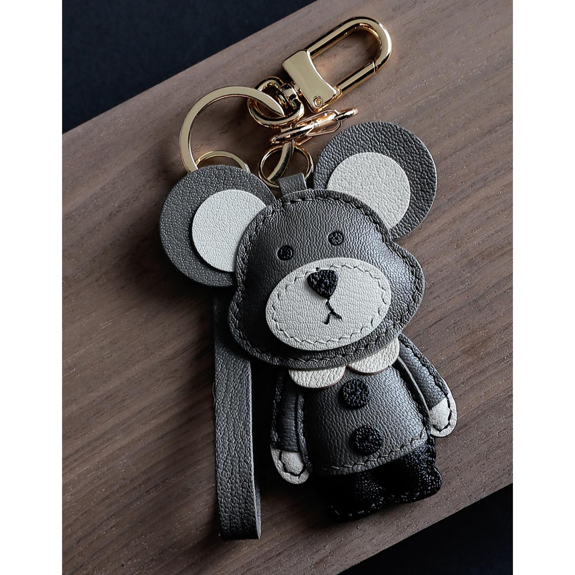 CUCUBIRD POPSEWING® Leather Hamster Keychain DIY Kit Keychain