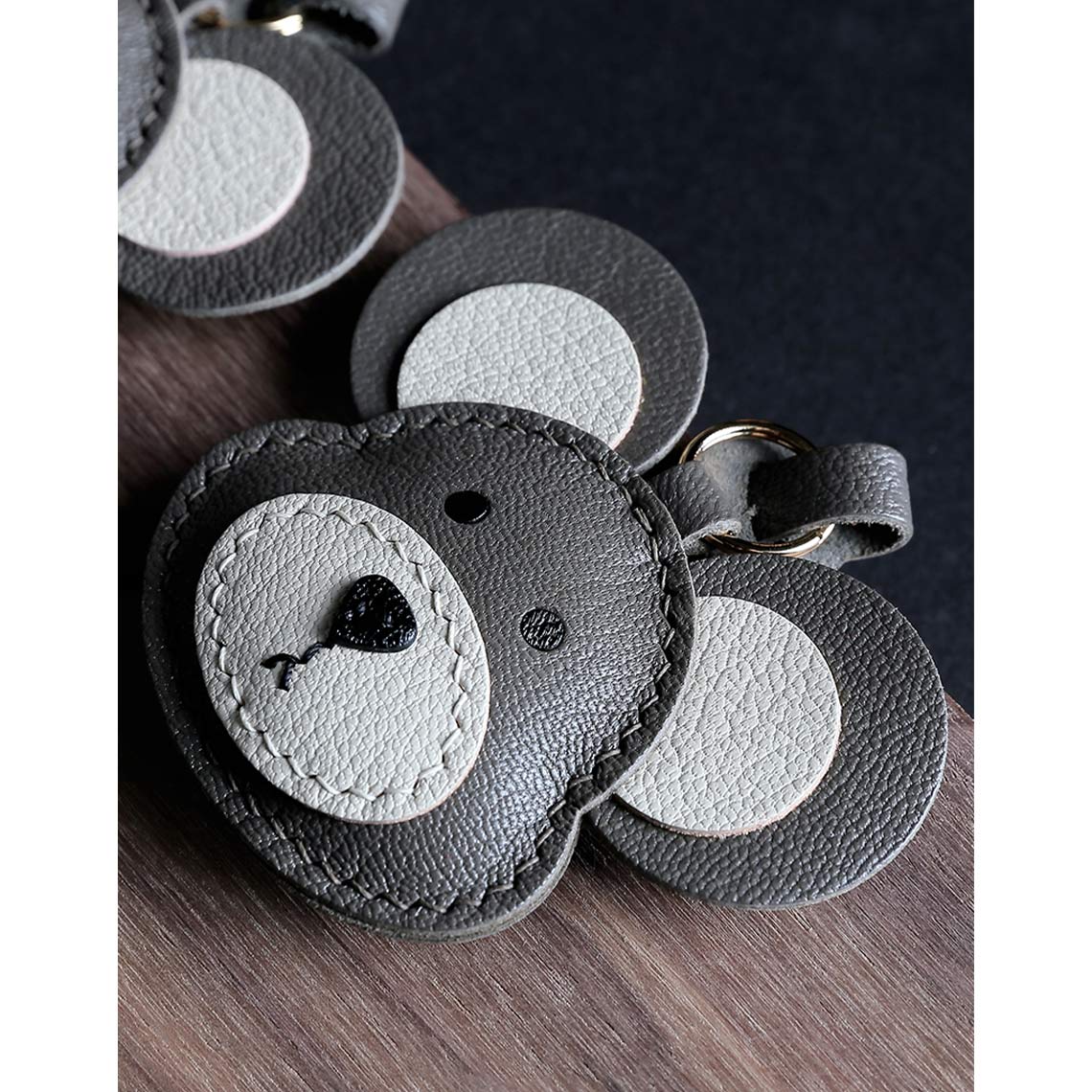 CUCUBIRD POPSEWING® Leather Hamster Keychain DIY Kit
