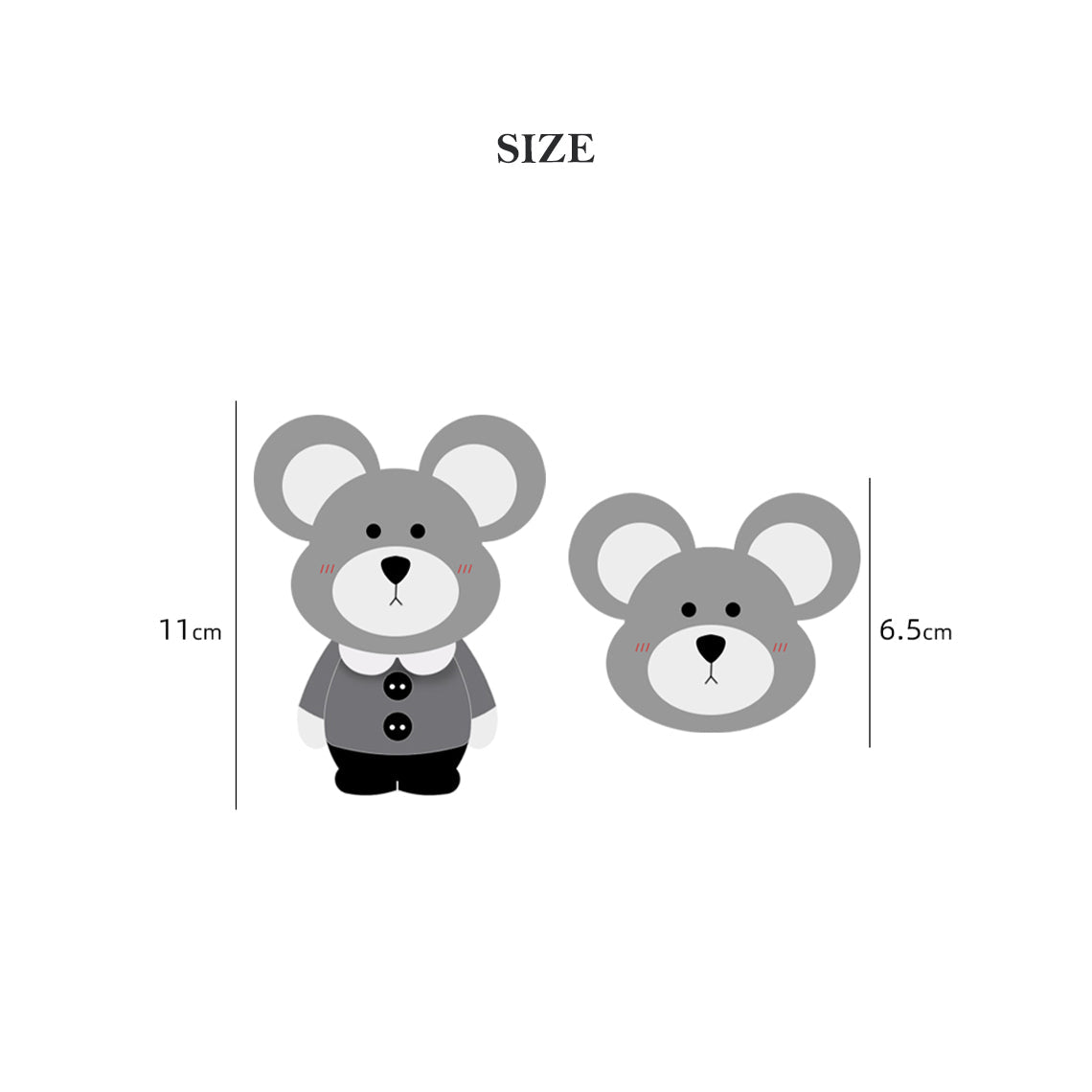 CUCUBIRD POPSEWING® Leather Hamster Keychain DIY Kit