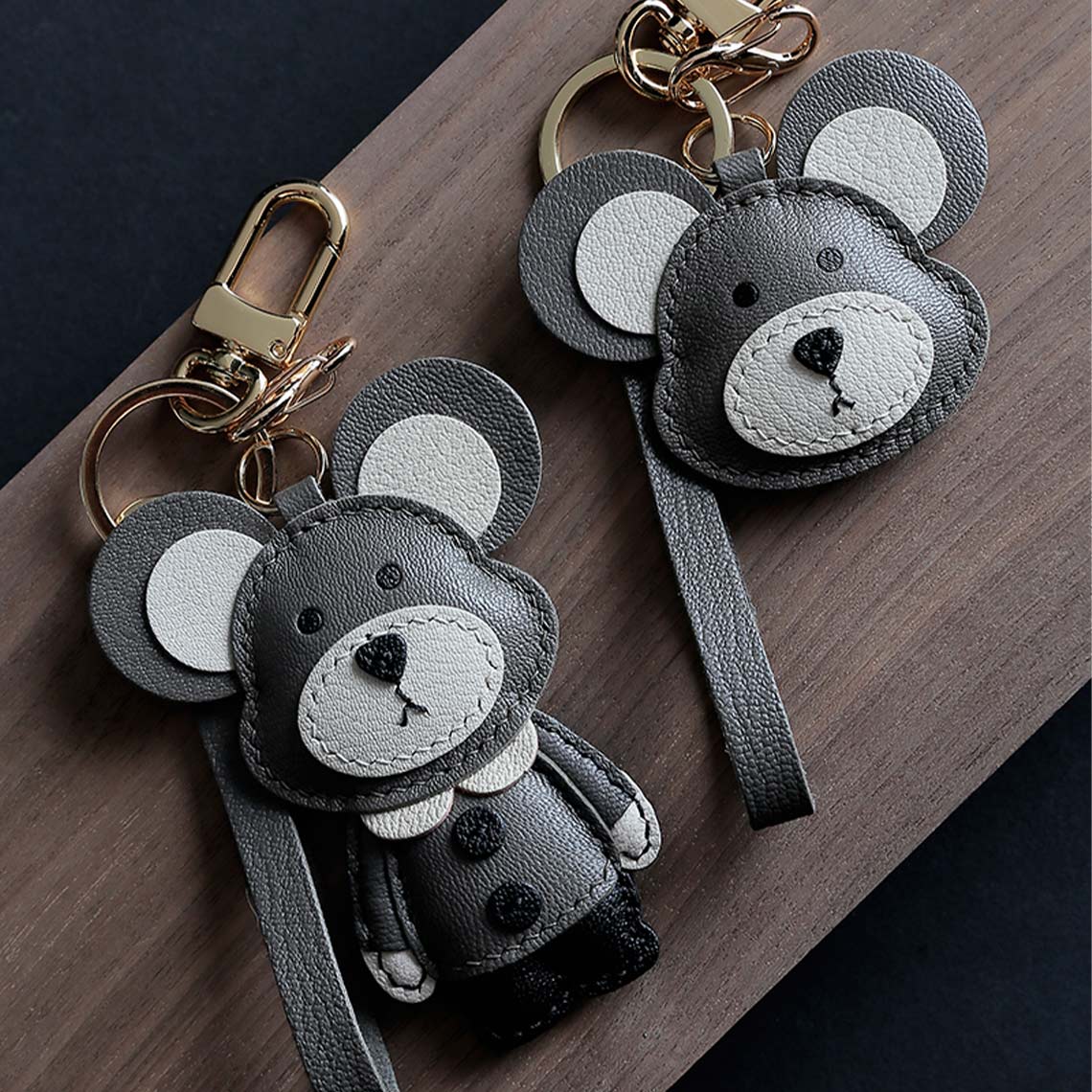 CUCUBIRD POPSEWING® Leather Hamster Keychain DIY Kit