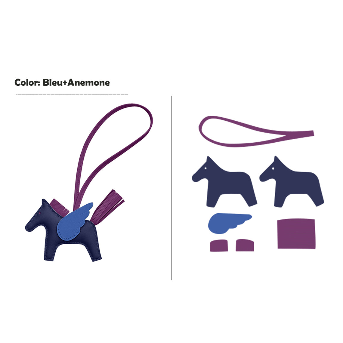 CUCUBIRD CUCUBIRD Sheep Leather Flying Horse Charm DIY Kits ?