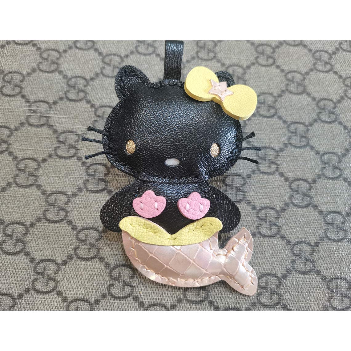 CUCUBIRD POPSEWING® Leather Mermaid Kitty Charm DIY Kit