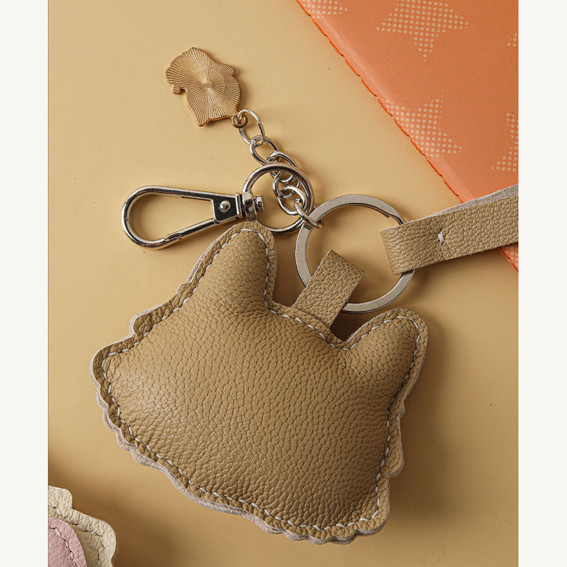 CUCUBIRD CUCUBIRD Sheep Leather Little Cat Keychain DIY Kit ?