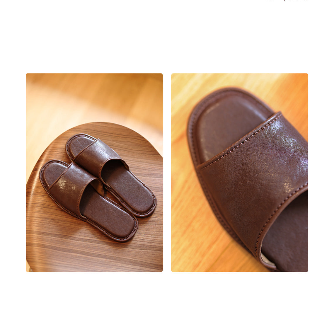 CUCUBIRD Top Grain Leather Home Slippers DIY Kits ?