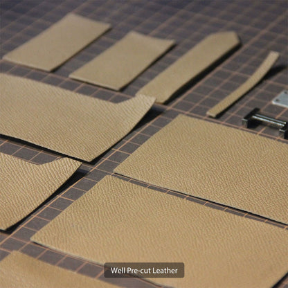 Top Grain Leather Bearn Card Holder DIY Kits