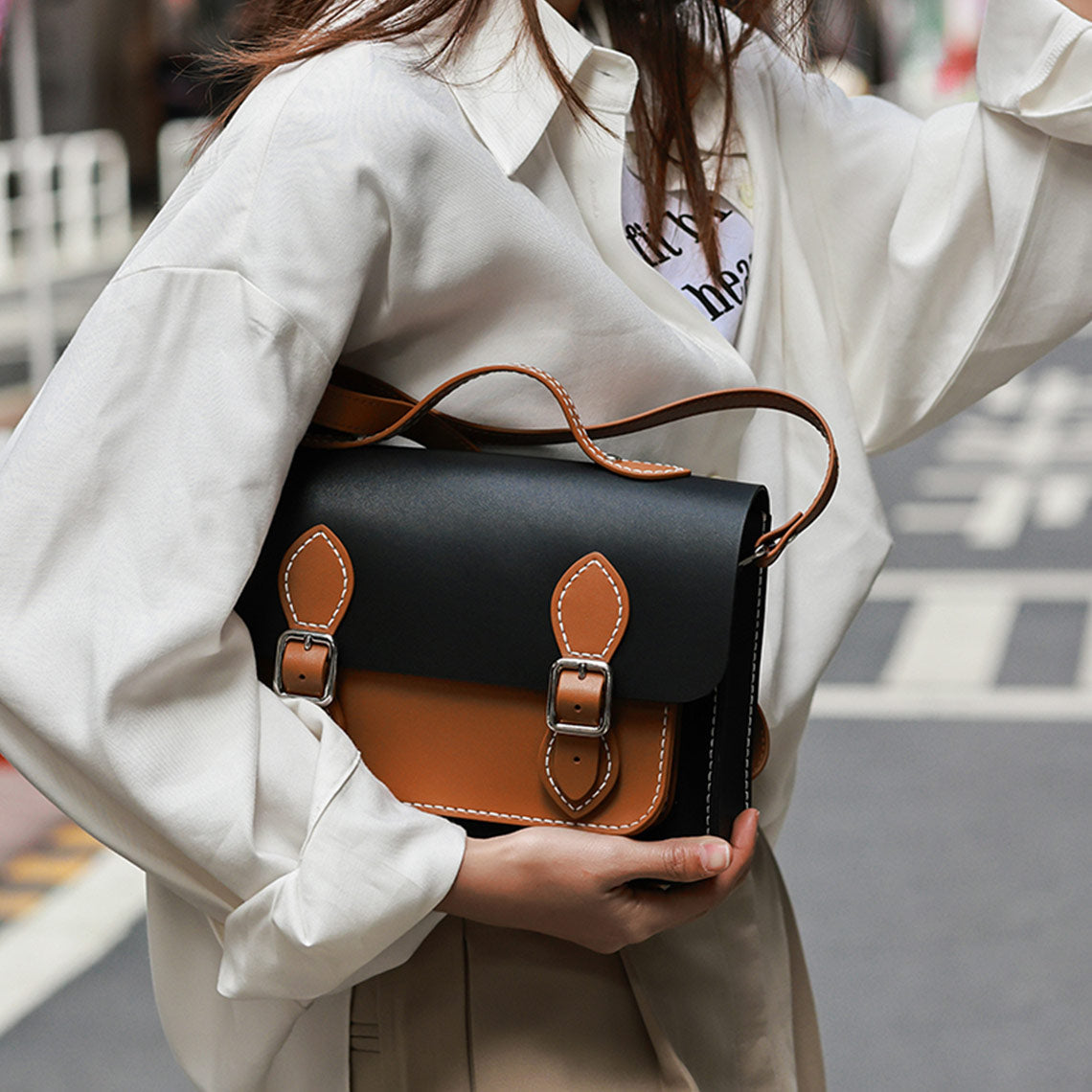 CUCUBIRD Lady Leather Fashion Crossbody Satchel Bag DIY Kit ?