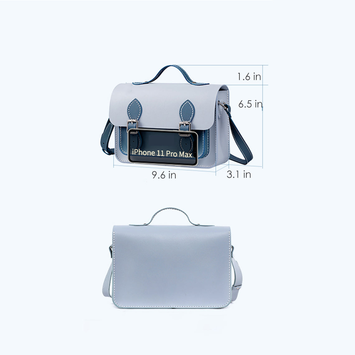 CUCUBIRD Lady Leather Fashion Crossbody Satchel Bag DIY Kit ?