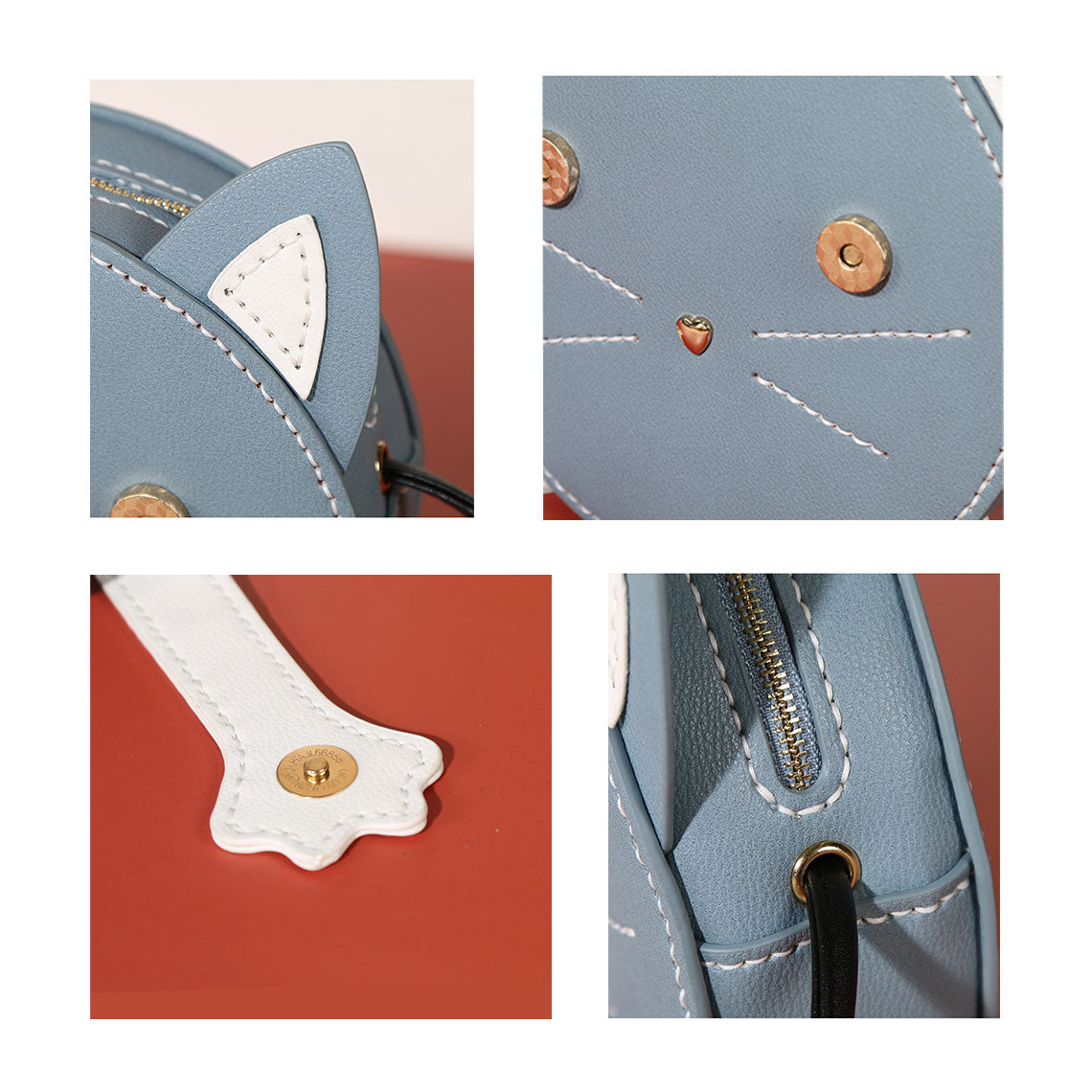 CUCUBIRD Vegan Leather Lady Kitty Crossbody Bag DIY Kit ?