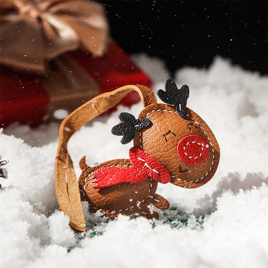 Sheep Leather Christmas Charms DIY Kits - CUCUBIRD