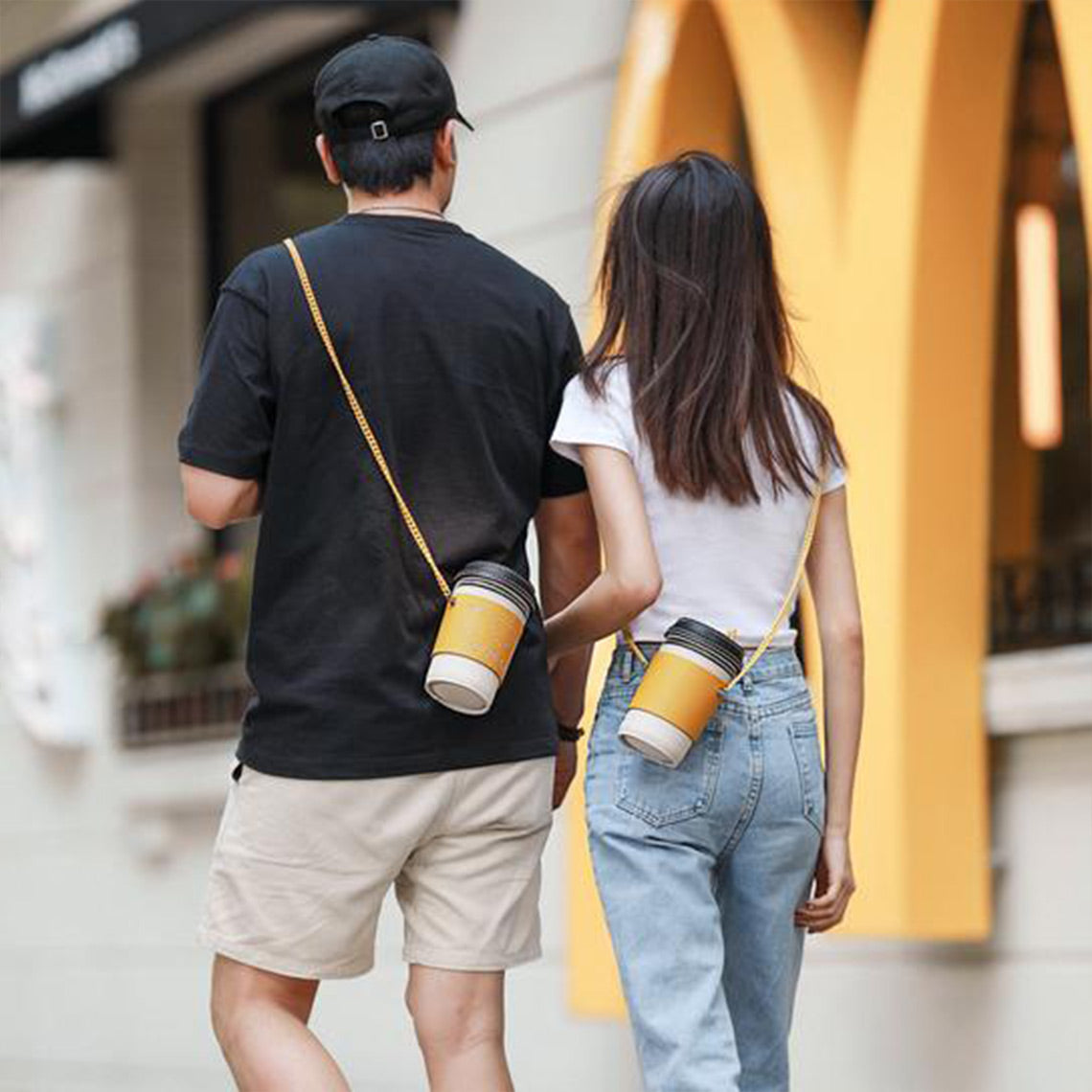 CUCUBIRD Leather Coffee Cup Bag DIY Kit