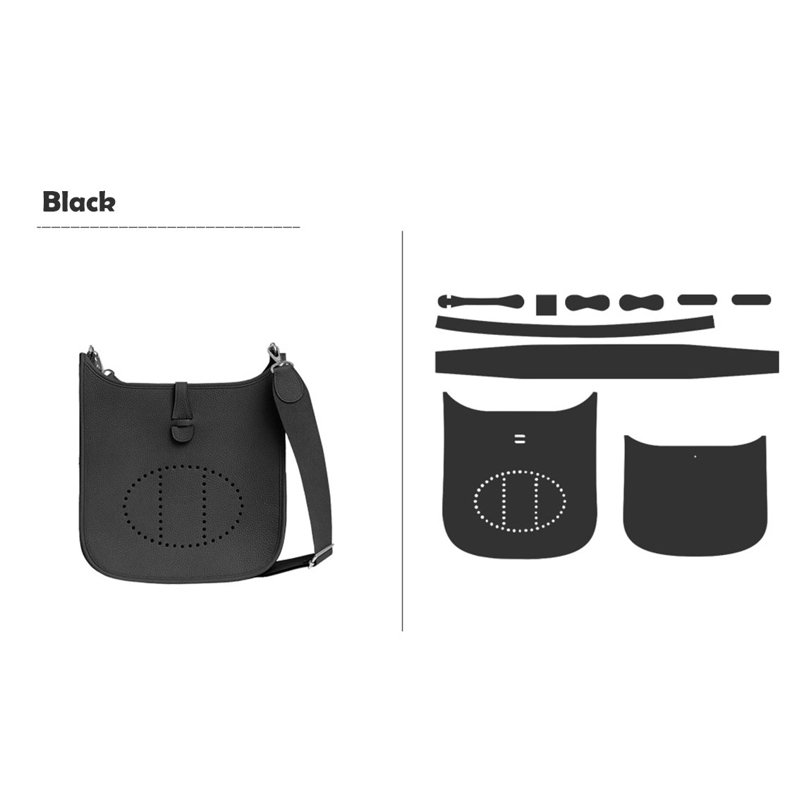Full Grain Leather Inspired Evelyn 29 Bag DIY Kits